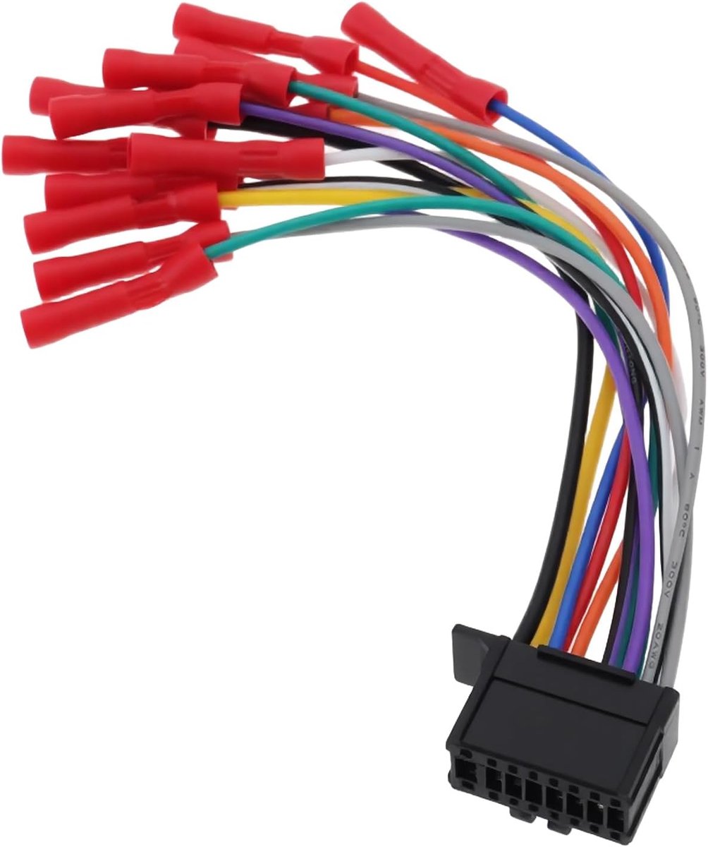SnelShoppen - 16-Pin Auto Radio Stereo Bedrading Adapter Voor Pioneer Radio AVH MVH FH SPH - Universele Compatibiliteit