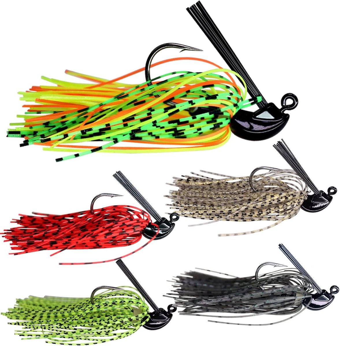 SnelShoppen - Thkfish Lure Set Vissen Jigs en Aas 5pcs/10pcs 7g/10g/14g - Realistische Presentatie, Effectieve Geluid, Perfect voor Zoet- en Zoutwater