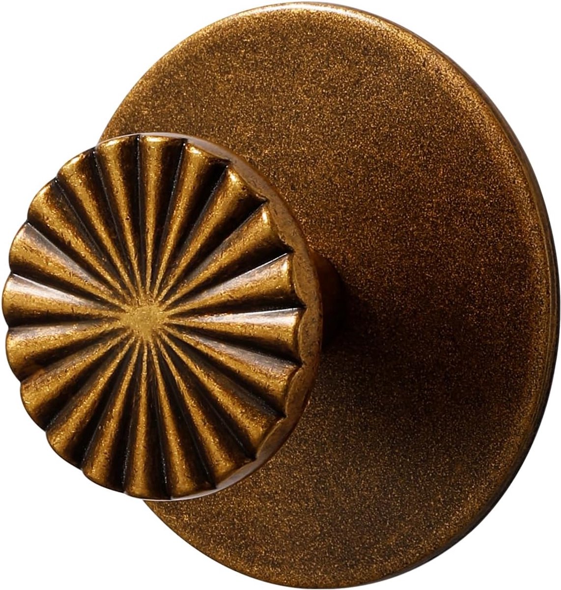 Thijox - 4 Stuks Zelfklevende Kapstokken Antiek Messing Wandhaak voor Badkamer, Keuken en Decoratie - Heavy Duty Zinklegering Haken voor Badjas en Han