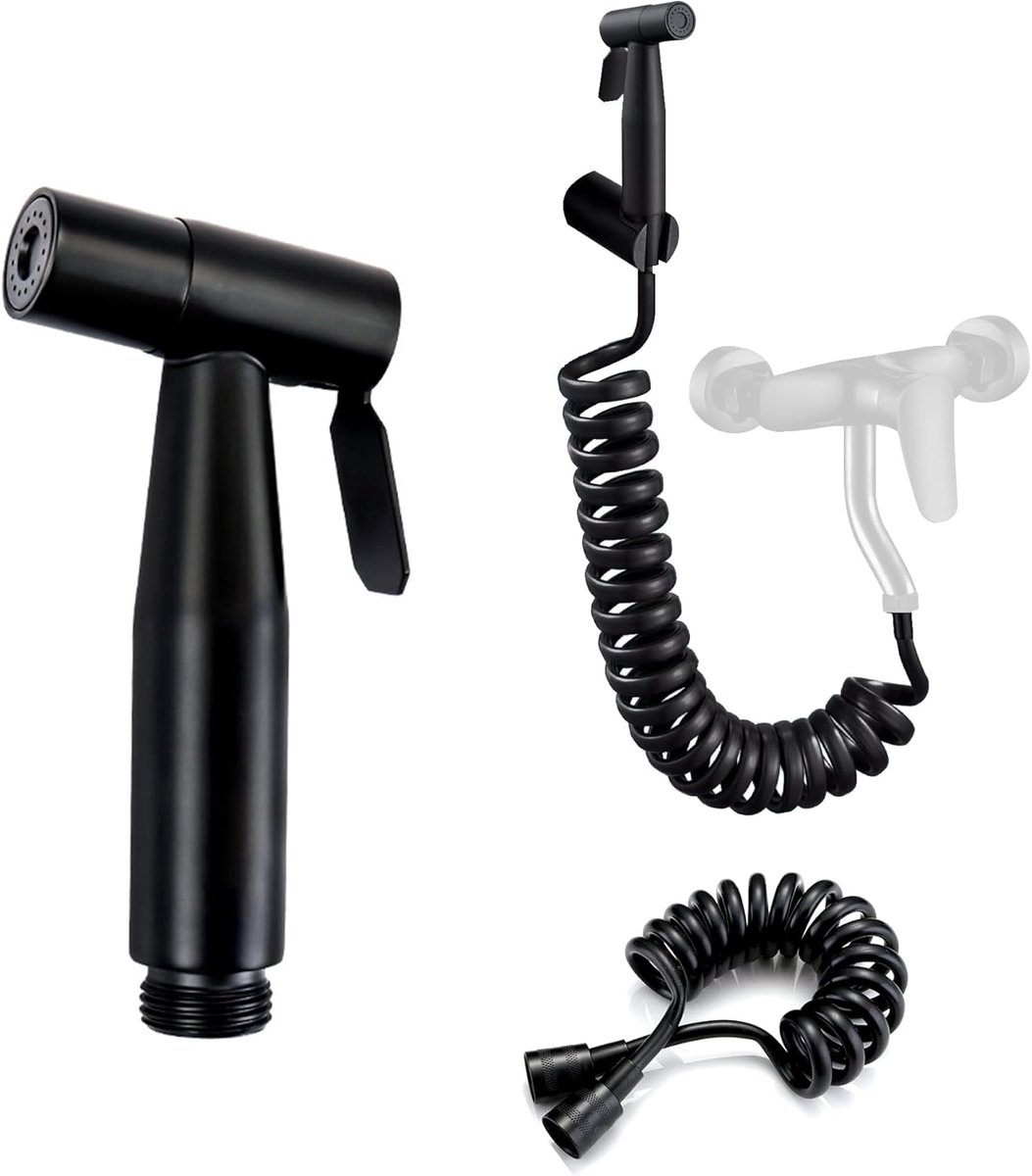 SnelShoppen - Rvs Handdouche Toilet Bidet Sprayer - 304 Stainless Steel - 200cm Telescopische Slang - Ideaal voor Badkamer en Toilet - Milieuvriendeli
