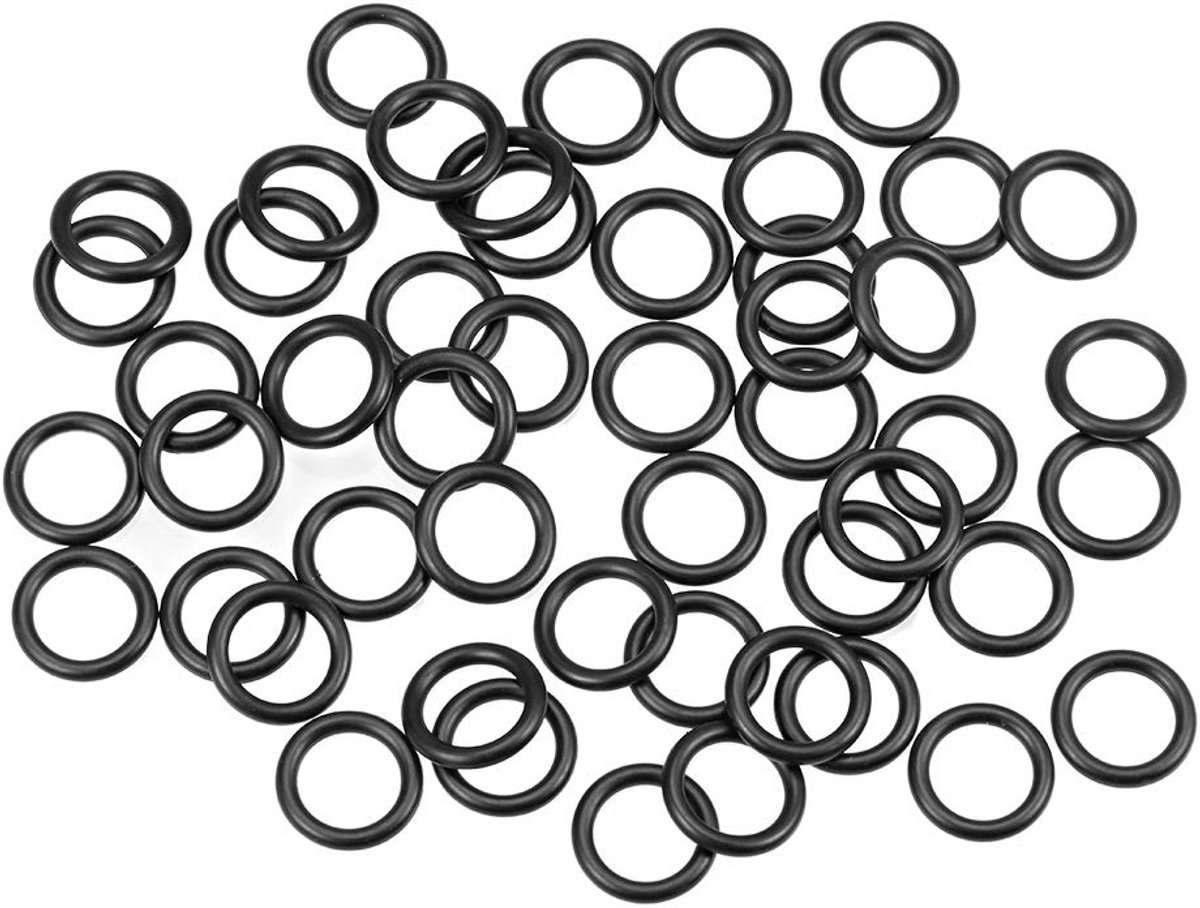 SnelShoppen - 50 Stuks Nitril Rubber O-Ringen 11mm x 16mm x 2.5mm - Hoogwaardige Ronde Seals voor Drukreinigers, Filters en Algemene Toepassingen