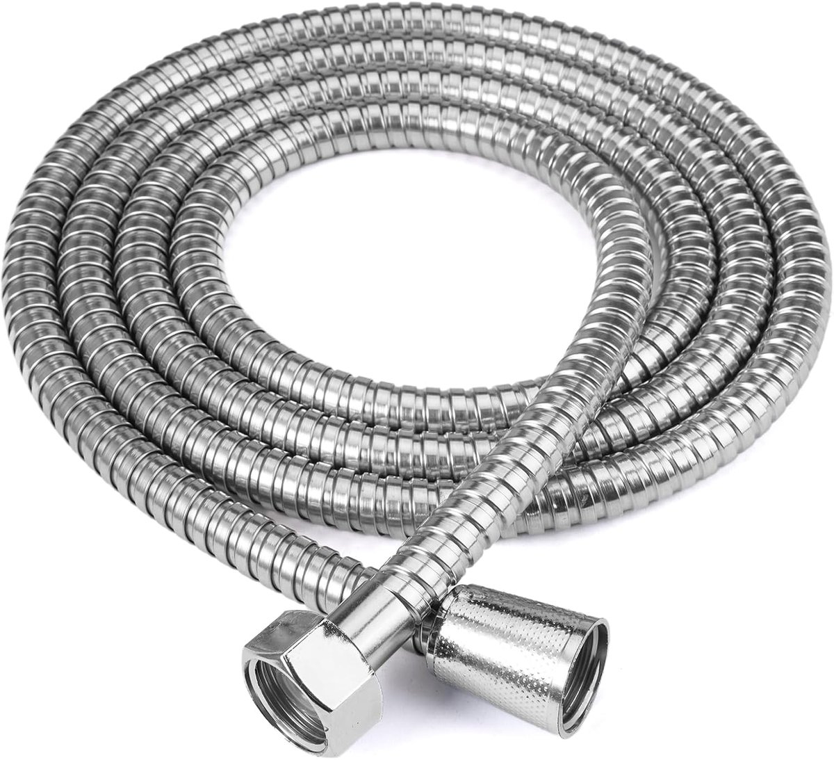 SnelShoppen - Douche Slang 2 m, RVS, Universele Douche Slang, Metalen Slang | Explosiebestendig, Super Buigvermogen voor Handdouche, Handdouchekop