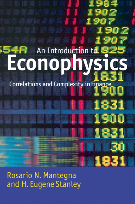 Introduction to Econophysics - cover