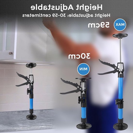 Telescopische Steunbeugels voor Kasten en Deuren, Maximaal 40 kg, Verlenging 30-59 cm, Duurzaam en Verstelbaar — afbeelding 4