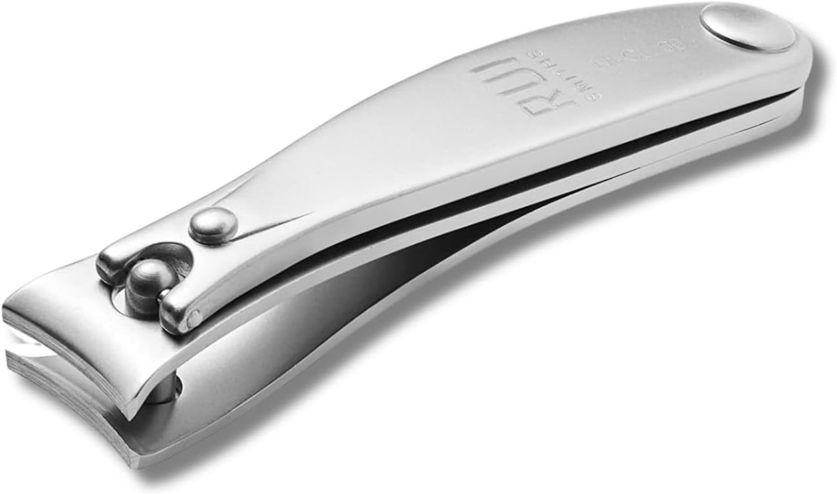 SnelShoppen - Professionele Nagelknipper | TopInox Roestvrijstalen Manicure Pedicure Trimmer, Gebogen Snijranden, Reisformaat 6 cm, Duurzaam en Hoogwa
