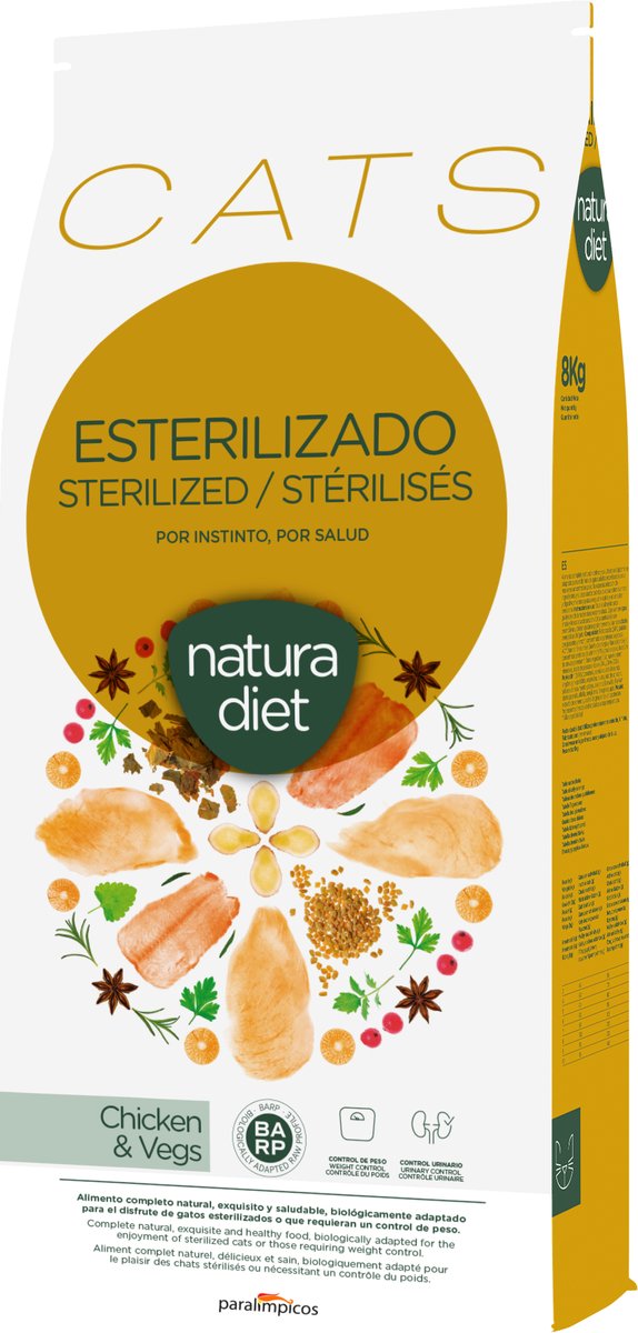 Natura Diet Natura Diet Cat Sterilized Chicken 8kg