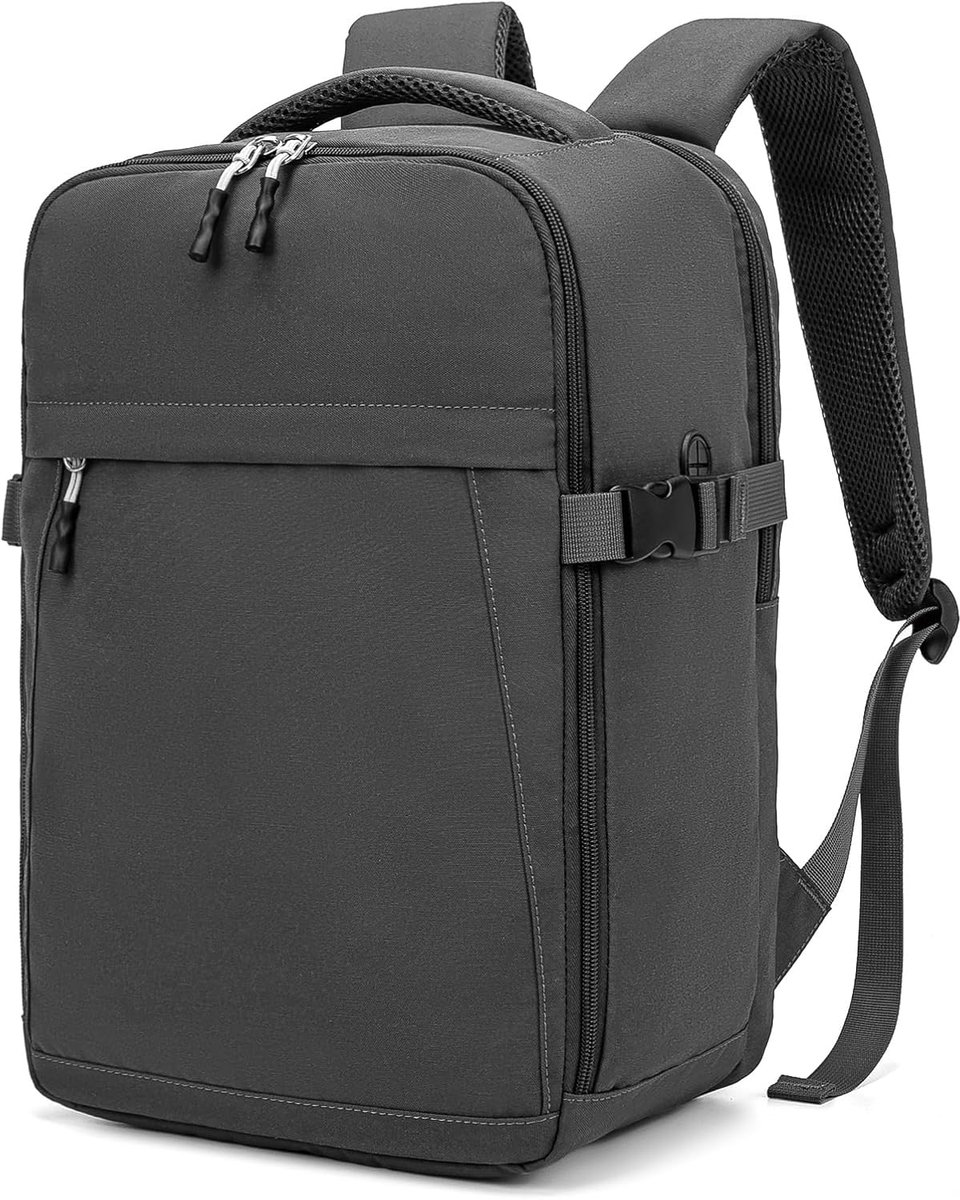 Thijox - Reisrugzak voor Kabine Vliegtuig, Compacte Handbagage, Perfect voor Ryanair, Waterdicht, Lichtgewicht, 40L, Ideaal voor Weekendje Weg, Reizen