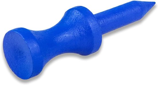 Biologische Golf Tees in Blauw 38MM - 100 Stuks Duurzame en Afbreekbare Tees voor Milieuvriendelijk Golfen — afbeelding 2