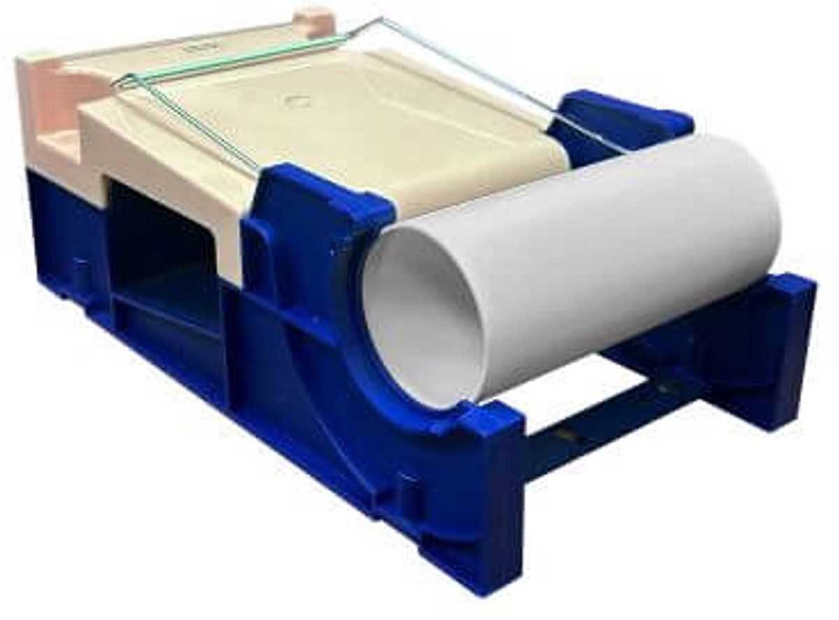 Kortpack label dispenser - etiketten en paklijsten op rol - tot 150mm breed - stevige constructie - makkelijk af te rollen
