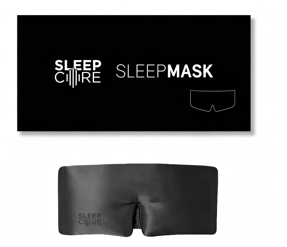 SleepCore® - Premium Zijden Slaapmasker – 100% Verduisterend - 100% Moerbei zijde - 22 momme 6A kwaliteit - Sleep Silk Eye Mask - Verstelbaar Oogmasker - Hypoallergeen - Anti Rimpel - Ademend - Anti-Bacterieel - Kleur: Midnight Eclipse Zwart