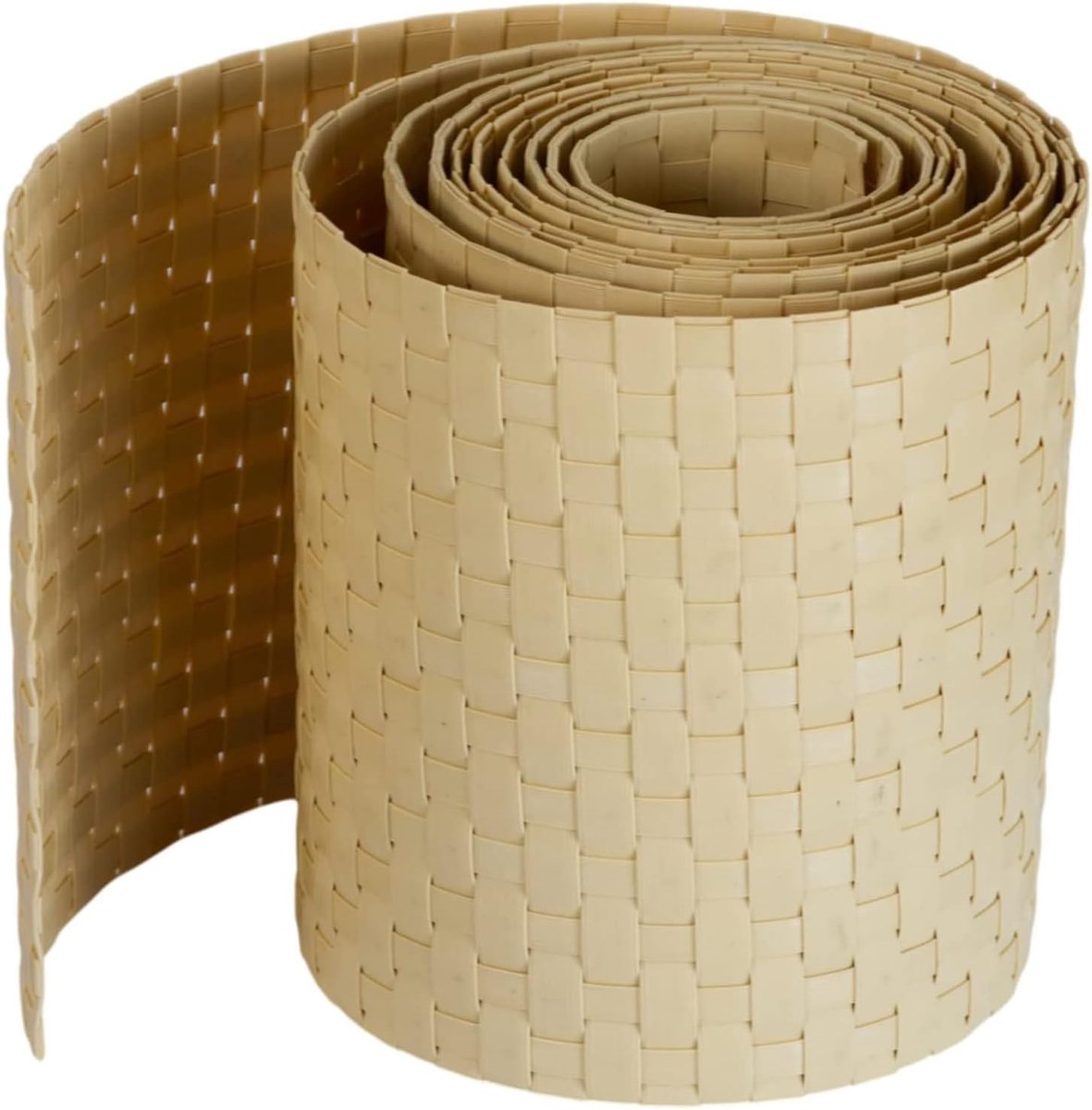 SnelShoppen - Polyrattan Privacy Screens voor Dubbele Staalrooster - Weerbestendige Schermen voor Tuin, Balkon en Patio - Onderhoudsvrij en Eenvoudig
