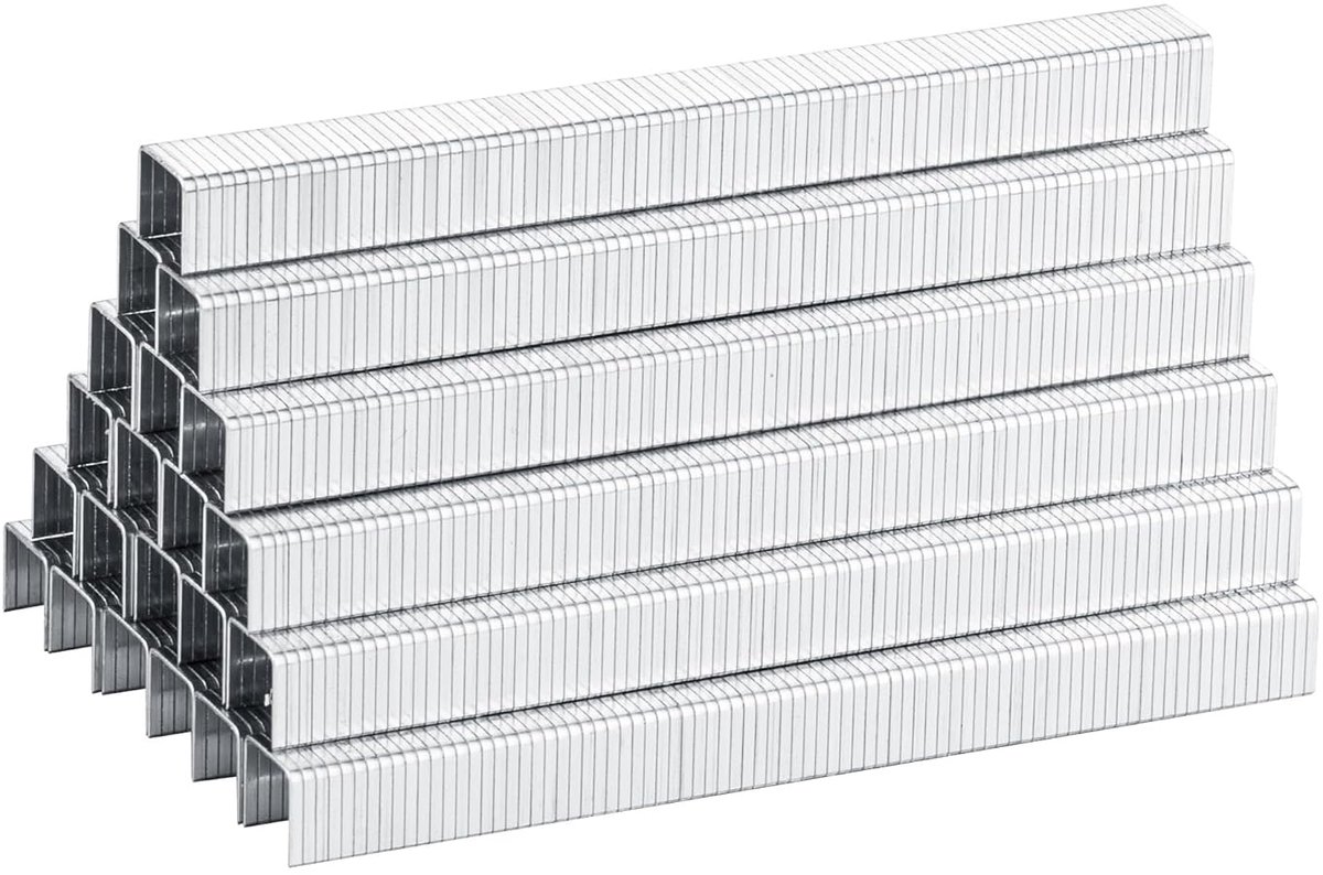 SnelShoppen - T50 Staples 10mm - Heavy Duty 20 Gauge Galvanized Staples voor Tacker - 1512 Stuks - Ideaal voor Meubels, Upholstery en Constructie