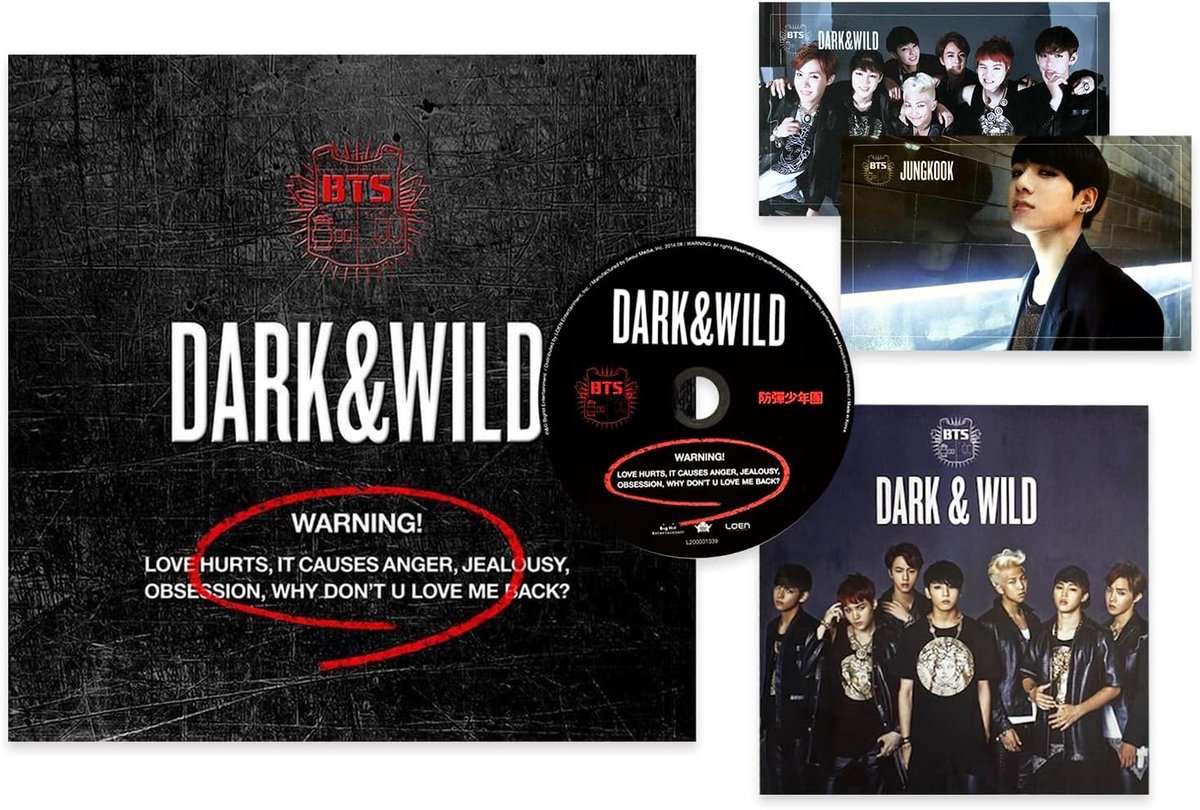 SnelShoppen - DARK AND WILD CD + Fotoboek + Fotokaart + Cadeau - Perfect voor Fans van Muziek, Fotografie en Verzamelen