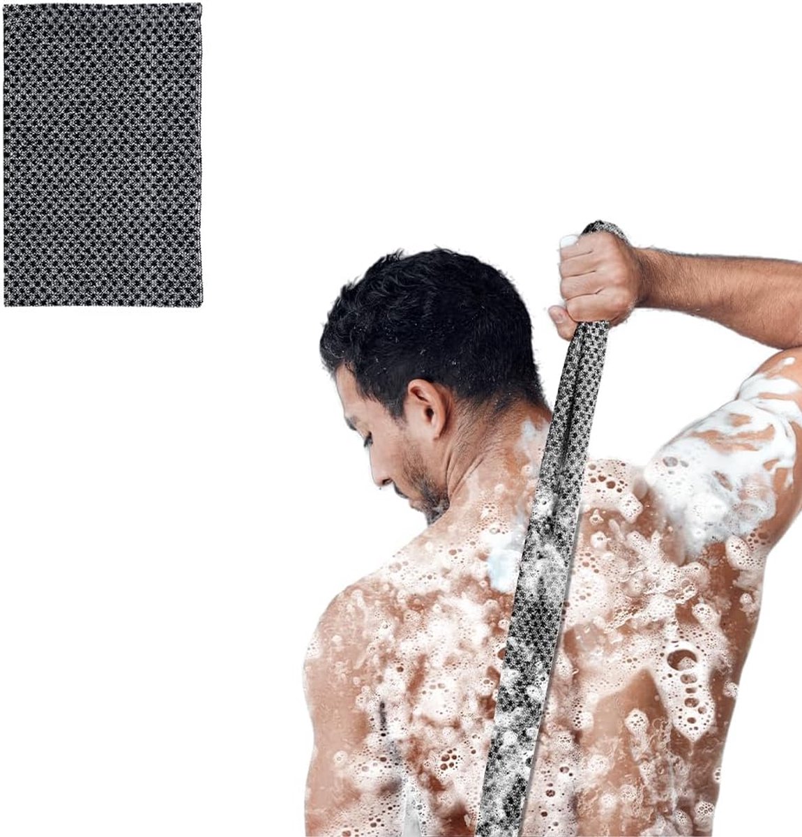 SnelShoppen - LOPHE Exfoliërende Wasdoek - Extra Lange Lichaamsdoek - Diepe Exfoliatie Towel - Natuurlijk Lichaamspeeling - Loofah - Verwijdert Dood H