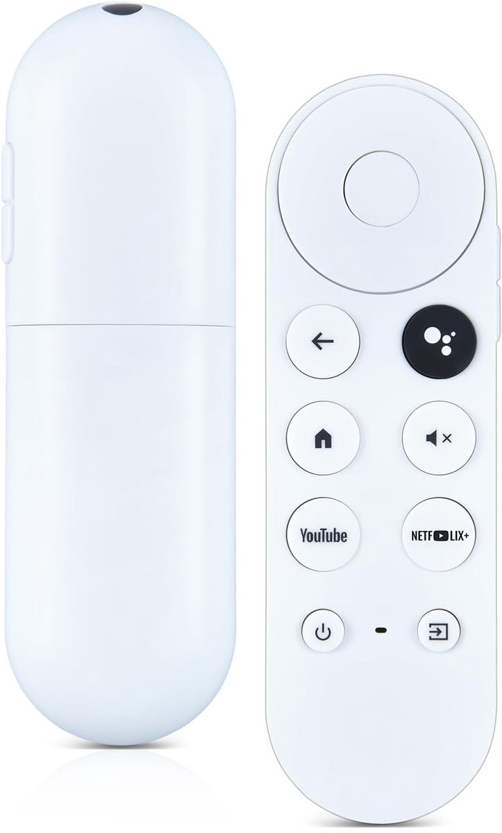SnelShoppen - G9N9N Vervangende Afstandsbediening voor Google TV 2020 - Compatibel met Chromecast 4K - Gebruiksvriendelijk, Ergonomisch Design, Ideaal