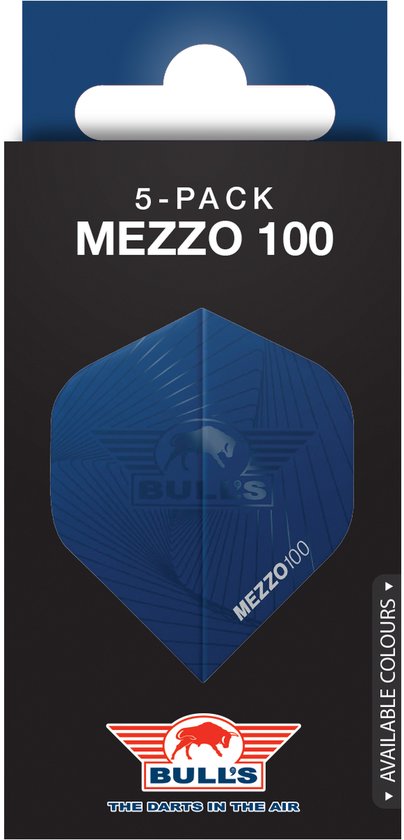 Bull's Flights Mezzo 100 nr.2 Blue 5 Pack