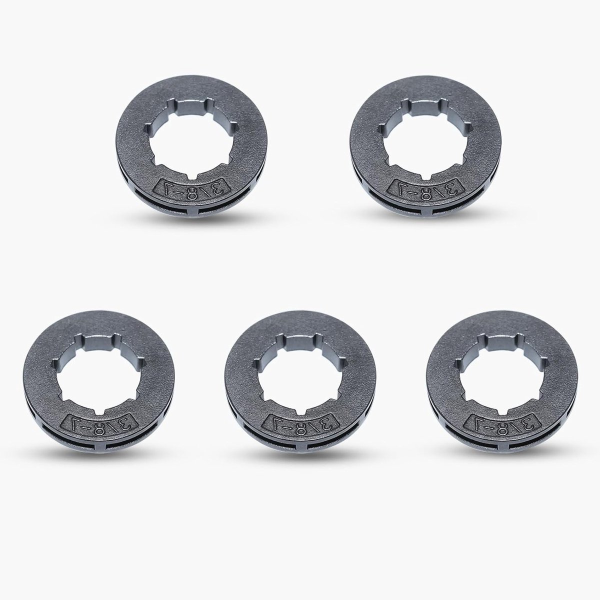 3/8" Rim Sprocket voor kettingzaag met 7T en 19mm, vervangingsonderdelen voor MS360, MS310, Husqvarna 154 en 254 (5 stuks)
