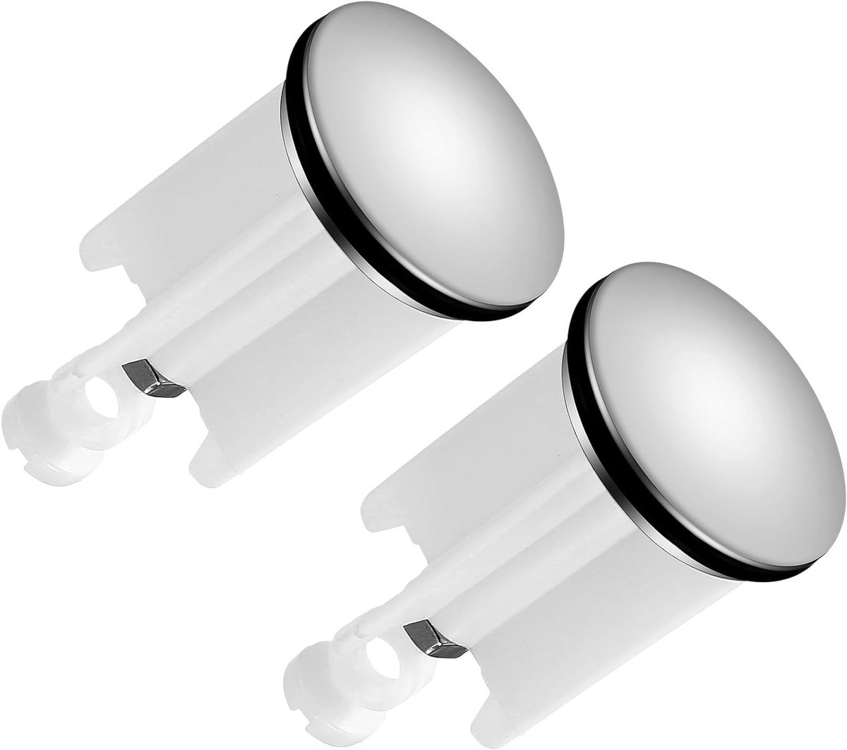 Verstelbare Afvoerstopper voor Wastafel, 2 Stuks, Universele Bad Stop, Waterdichte Afvoerplug voor Keuken en Badkamer