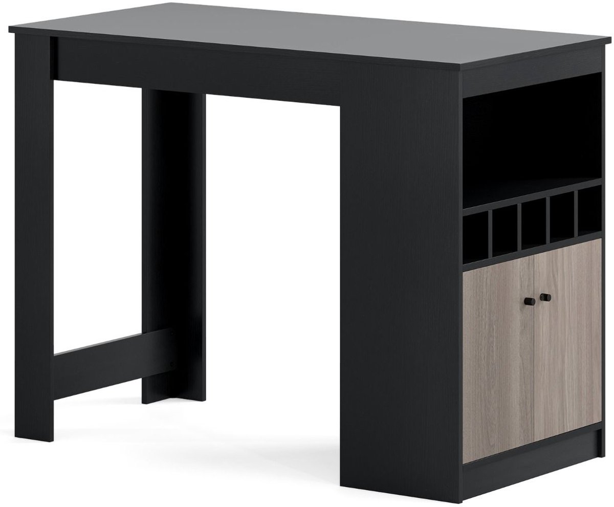 SureDeal® - Eettafel - Keuken Bartafel - Wijnrekken - Open Vakken - 2-deurs Keukentafel -