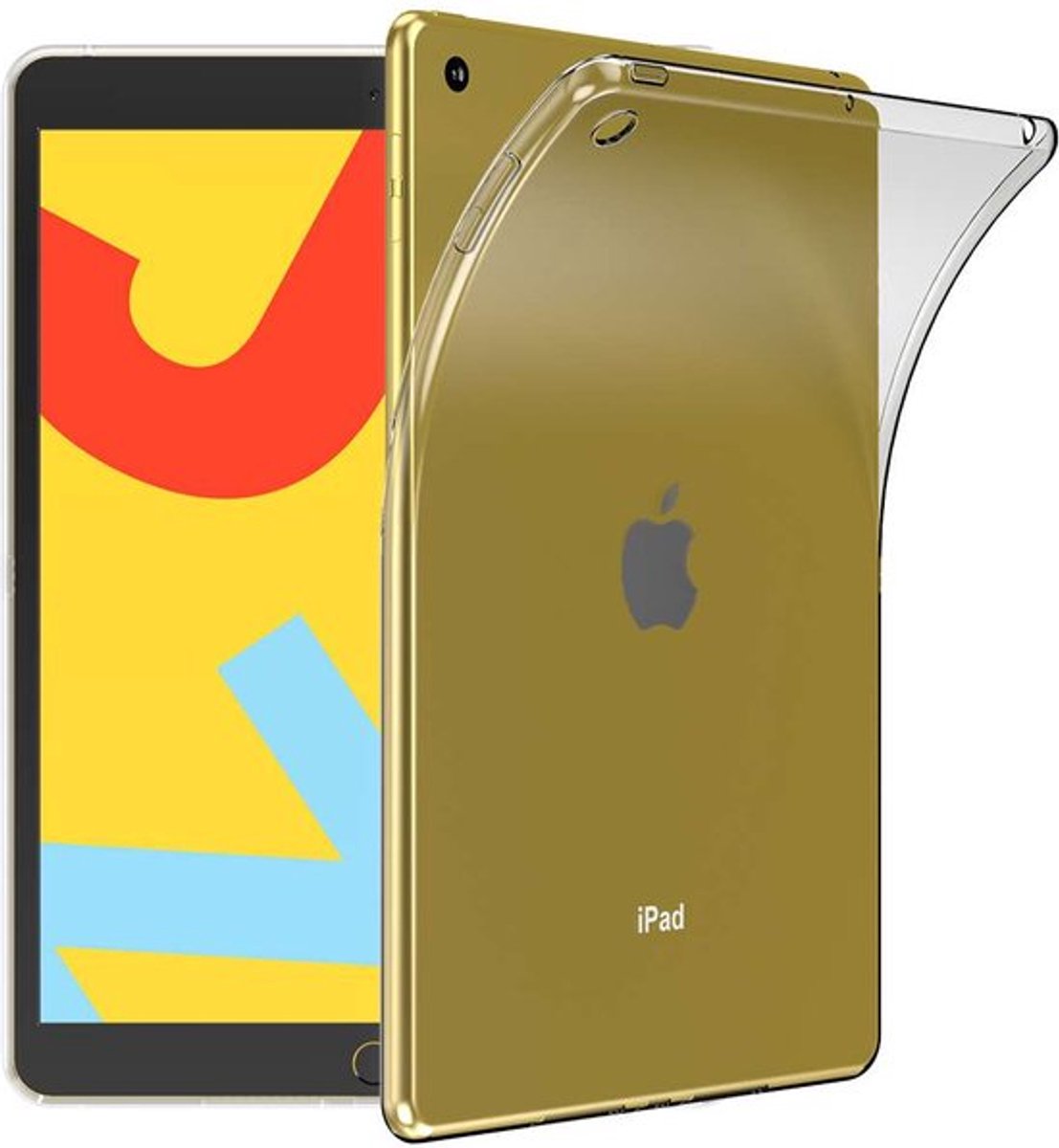 ebestStar - Hoes geschikt voor iPad 10.2 (2019, 2020, 2021) Apple, Back Cover, Beschermhoes anti-luchtbellen hoesje, Transparant
