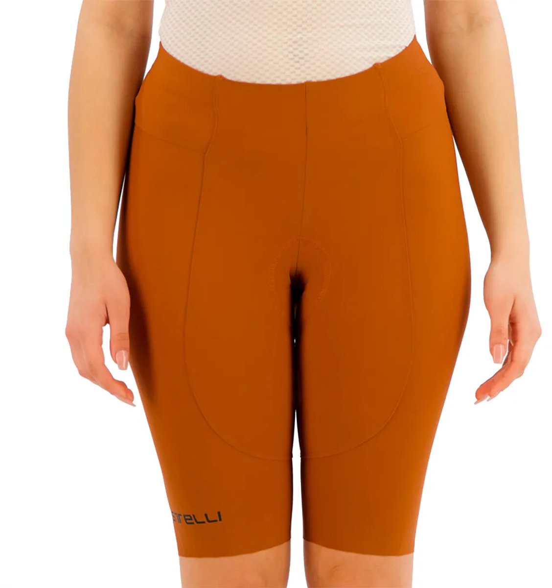Castelli Espresso Broek Zonder Bretels Bruin S Vrouw