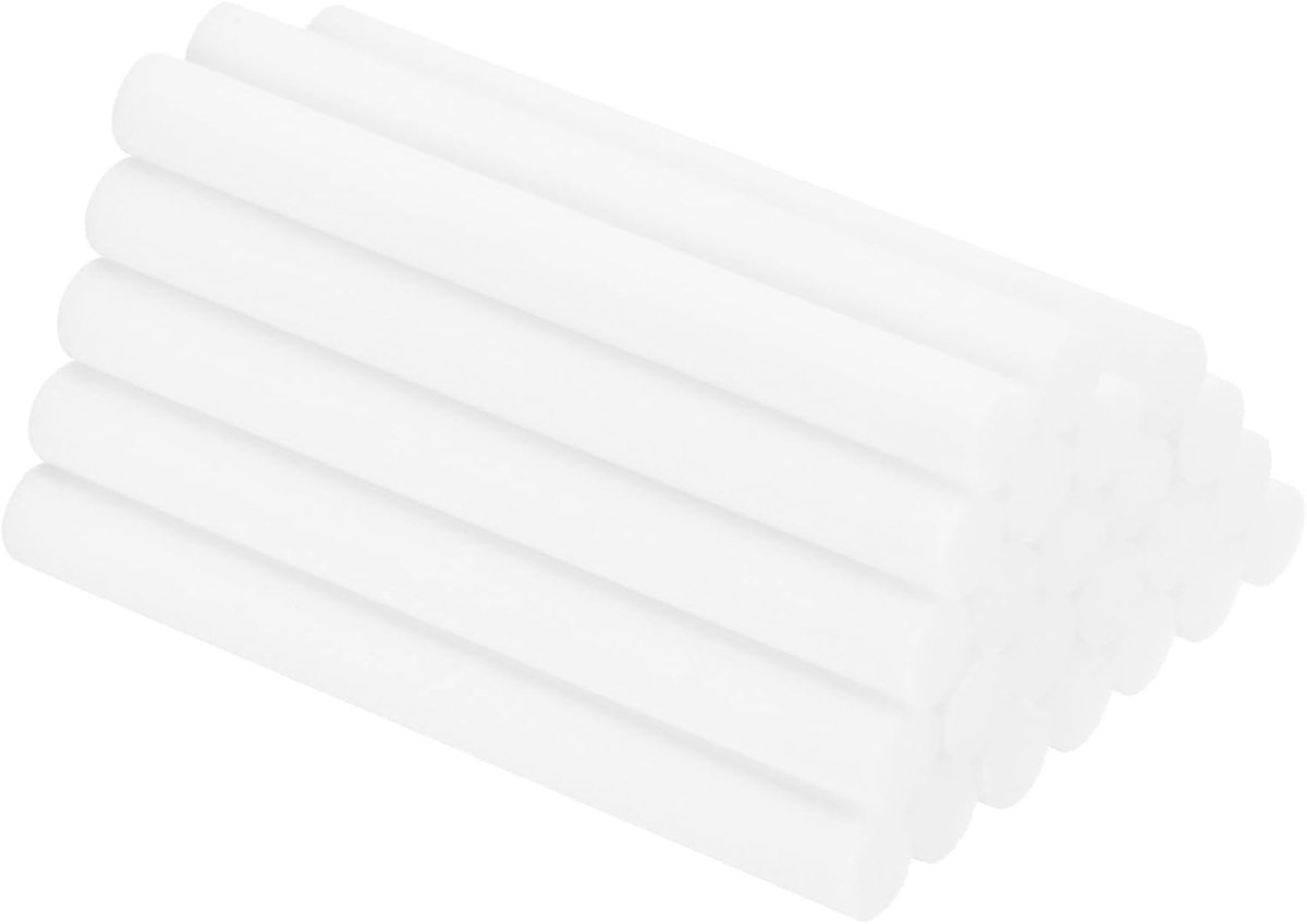 SnelShoppen - Pack van 24 Humidifiers - Vervangingsfilters voor Diffuser/Humidifier - 8 x 80 mm Katoenen Staven - Effectieve Verneveling voor Slaapkam