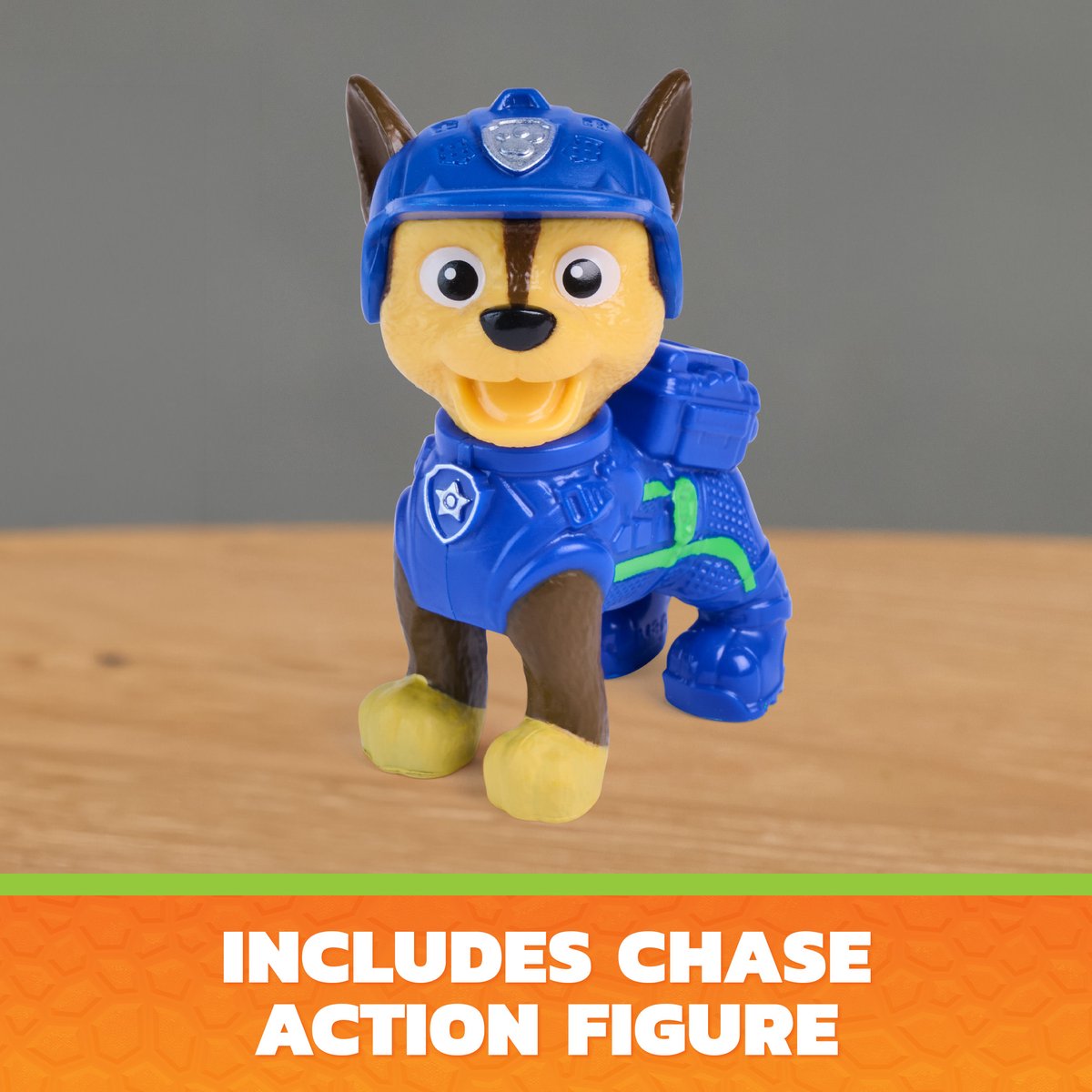 PAW Patrol - De Dino Film - Chase Roaring Pup Pals, bevat beweegbare speelgoeddinosaurus Stegosaurus van 10,1 cm met geactiveerde geluiden en Chase-actiefiguur — cadeau in Spellen & Speelgoed - foto 7