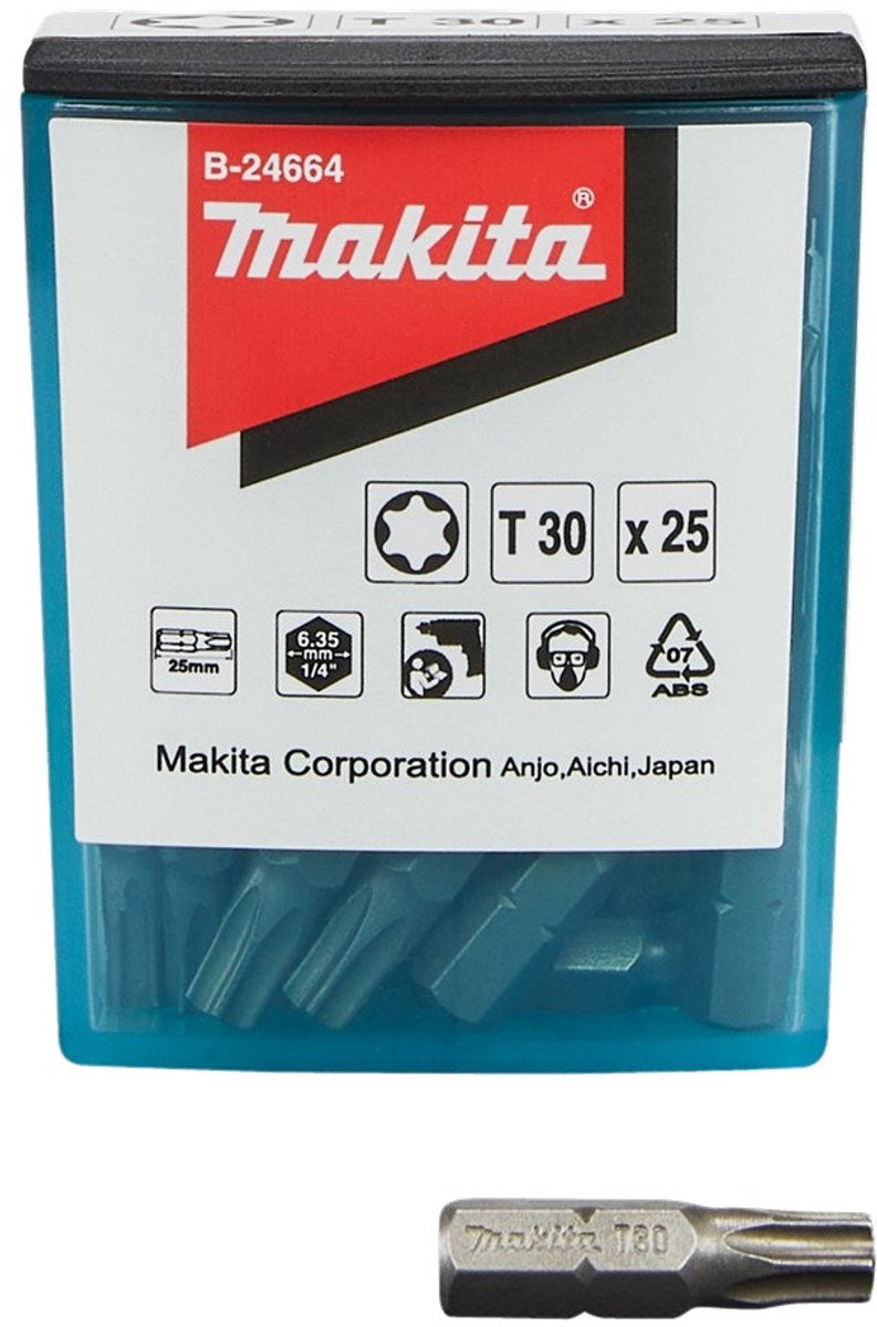 MAKITA SCHROEFBIT T30X25 25STK