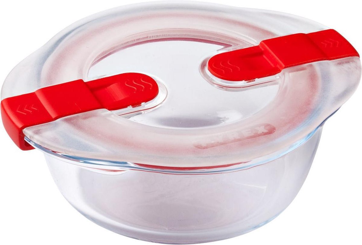 Cook &, Heat Voedselcontainer Rond met Deksel 20 x 18cm