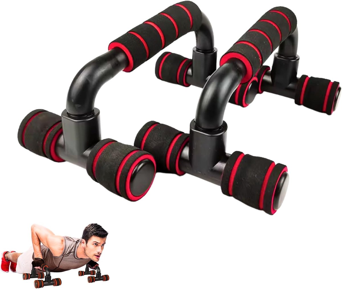 SnelShoppen - Push Up Stand - Non-slip Parallel Bar voor Krachttraining, Pull-Up Bar voor Fitness, Yoga, CrossFit - Duurzaam en Stevig voor Binnen en