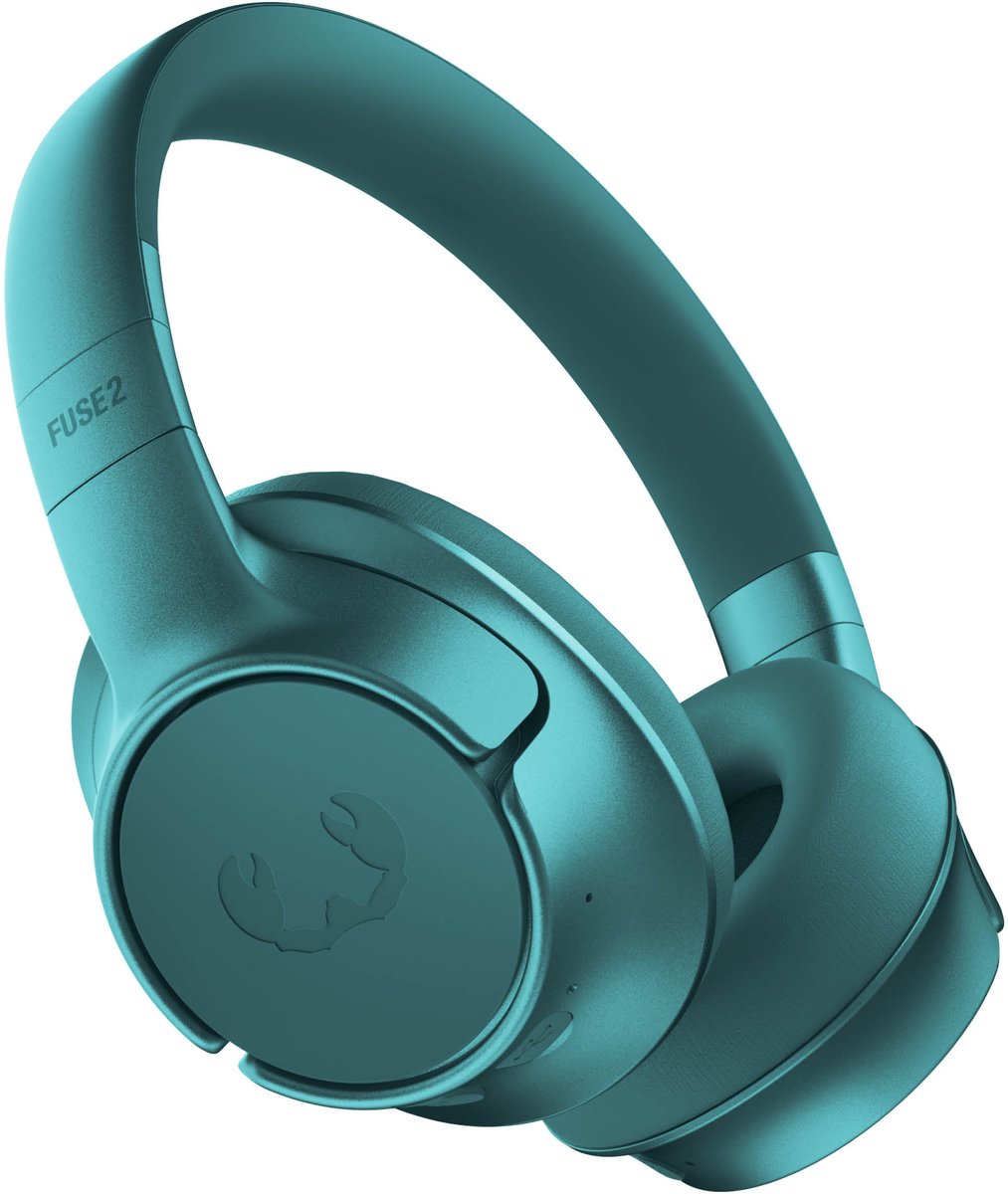 Fresh 'n Rebel Clam Fuse 2 - Draadloze Bluetooth Koptelefoon met Active Noise Cancelling- 80 uur Speelduur - My Sound App - Real Teal