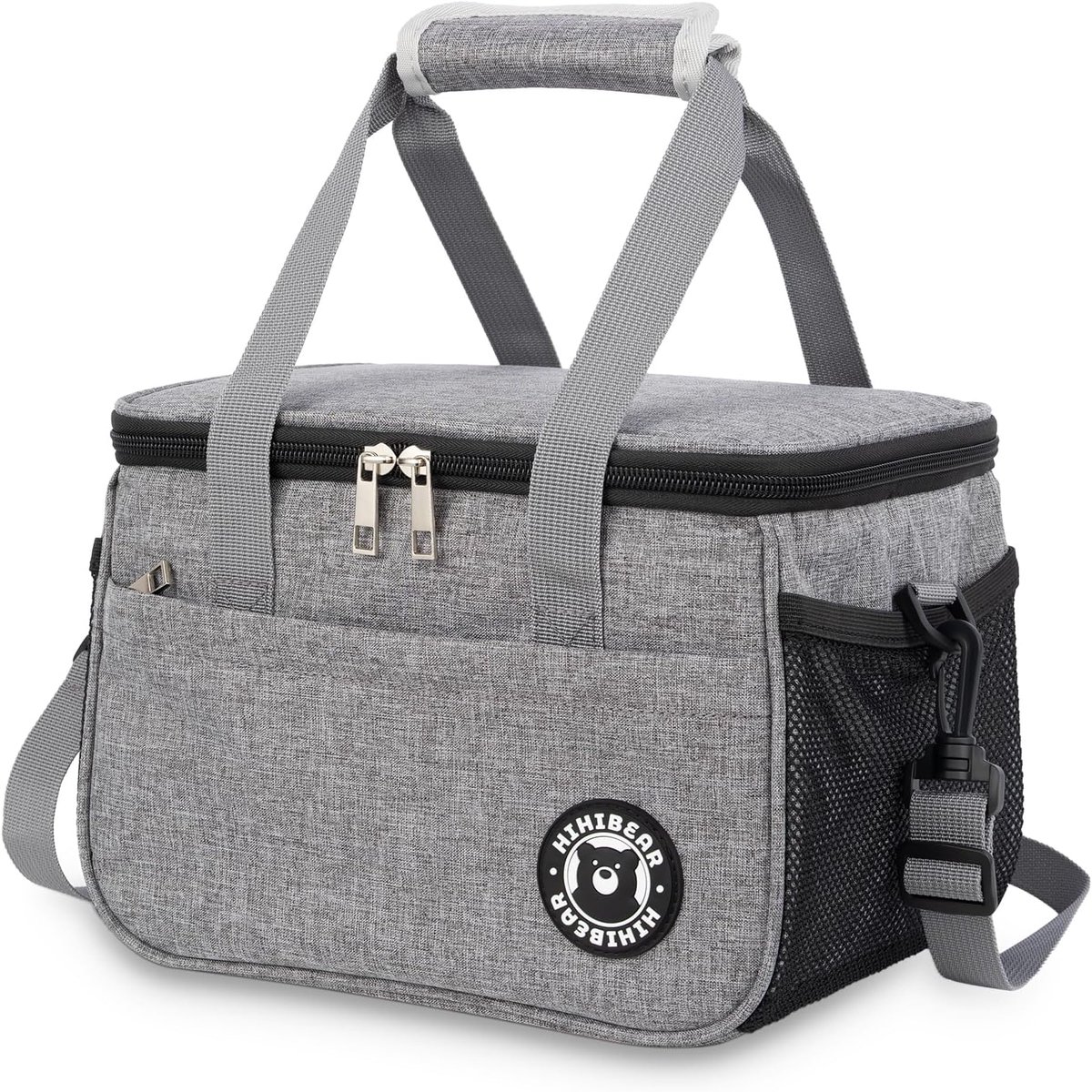 SnelShoppen - Insulated Lunch Bag 9L - Lekvrije PEVA Koeltas, Bento Lunch Bag met Thermische Isolatie, Opvouwbare Lunchtas voor Werk, Reizen, Kantoor,