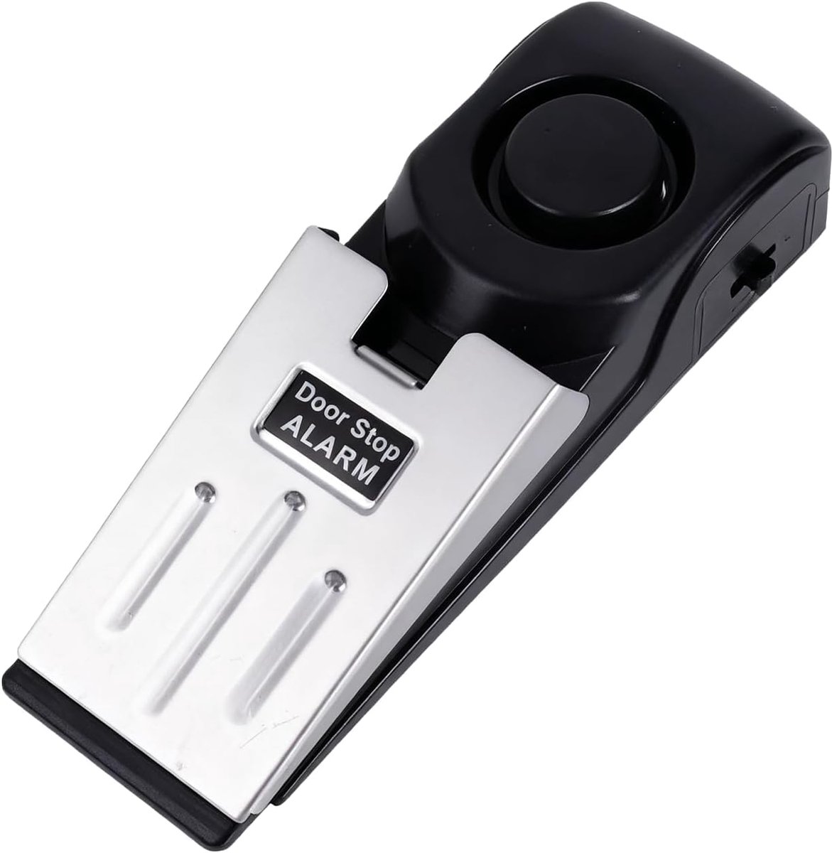 SnelShoppen - Veilige deurstopper met alarm 120 dB - Huisbeveiliging voor voordeur, appartement, hotel, reizen, stevige alarmwig, dubbele bescherming,