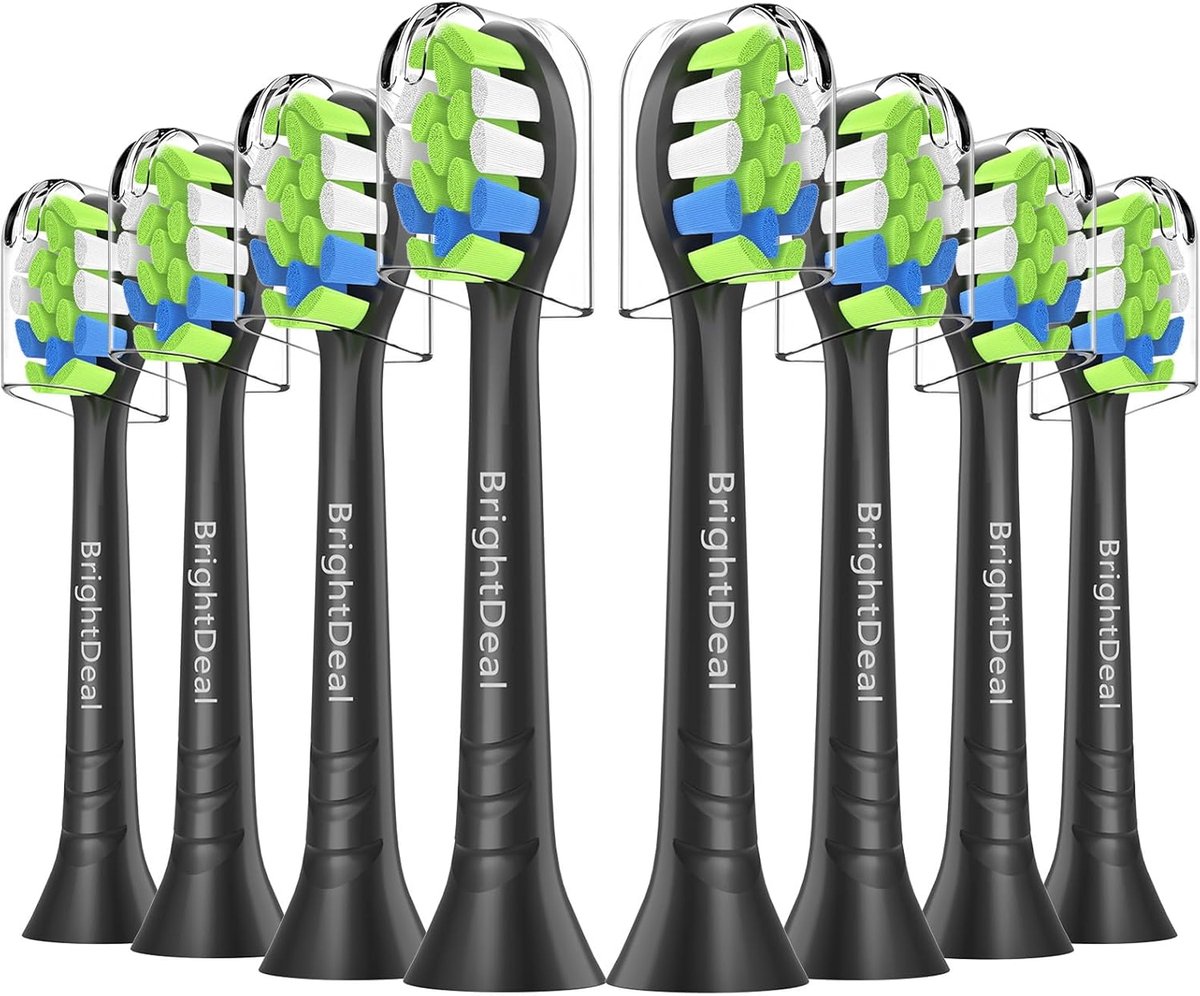 SnelShoppen - 8 Stuks Vervangende Tandenborstelkoppen voor Philips Sonicare - Compatibel met HealthyWhite, EasyClean en Meer - Efficiënte Reiniging me