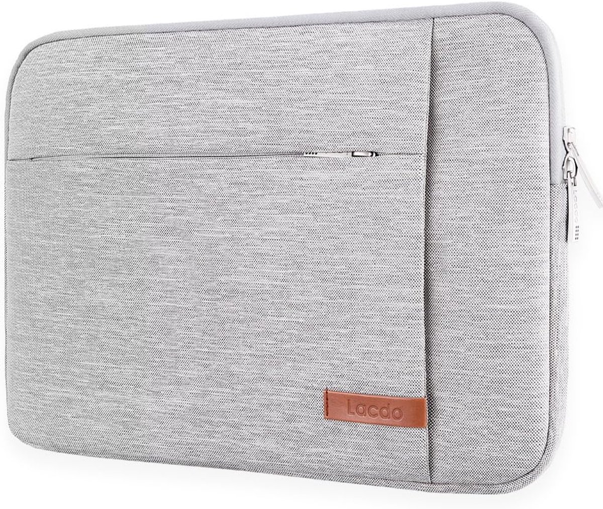 SnelShoppen - Laptop Sleeve Case 13 inch voor Microsoft Surface Pro, Shockproof, Waterdicht, Grijs, Perfect voor Bescherming en Draaggemak, Extra Opbe