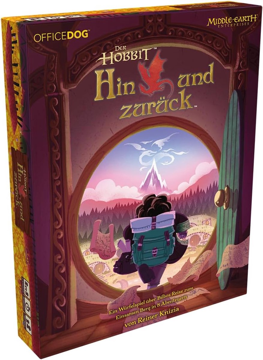 SnelShoppen - Der Hobbit: Hin und zurück Bordspel voor 1-4 spelers - Avontuurlijke gezinsgame - Perfect voor spelletjesavonden, educatief en leuk - Re