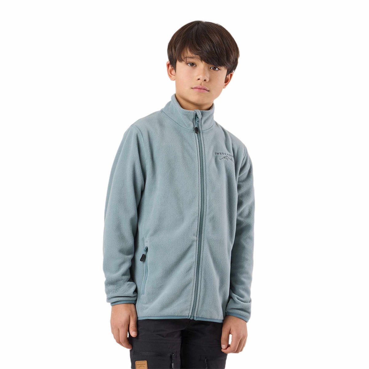 Swedemount Tromsö Trui – Fleece voor kinderen Groen