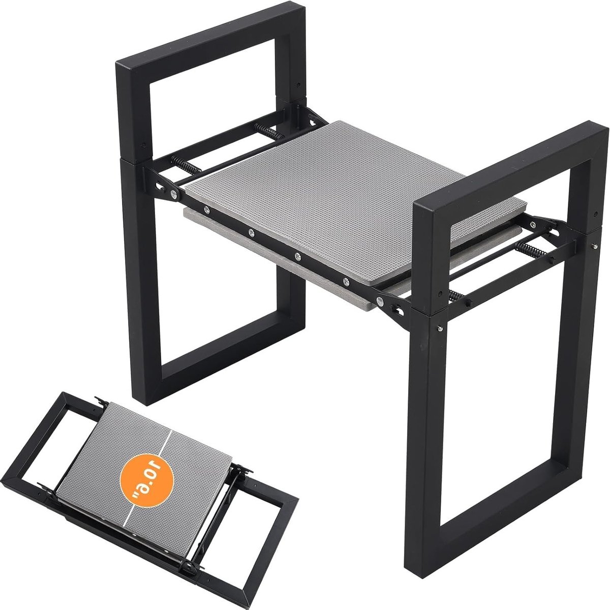 Multifunctionele Tuinbank met Stevige Handvatten - 32 cm Breed, 180 kg Draagvermogen - Ideaal voor Tuinieren en Geschikt voor Ouderen, Vrouwen en Mannen