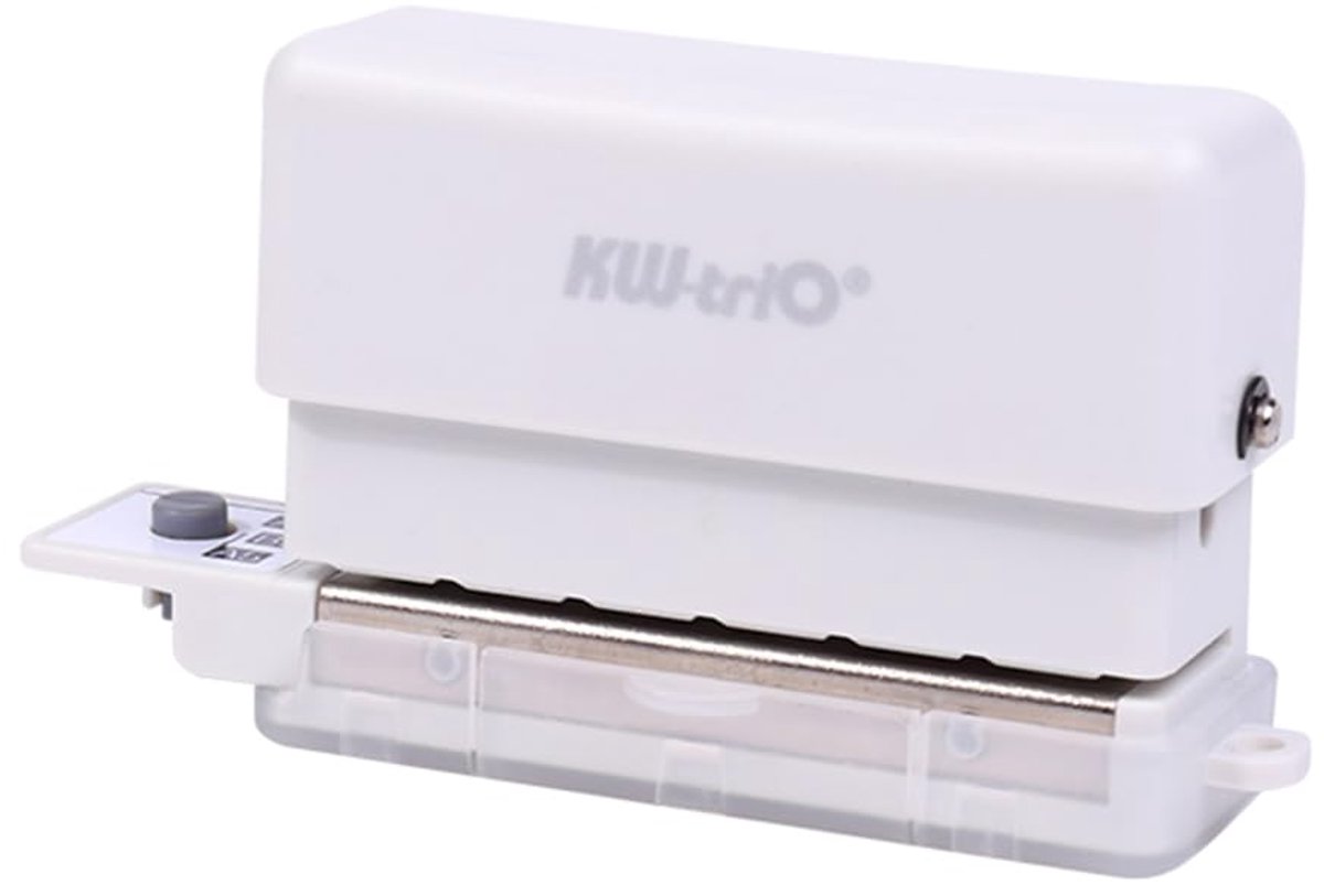 SnelShoppen - Mini 6-Hole Paper Hole Punch - Compact Punch voor Notebooks, A4, A5, B5, Scrapbook, School en Kantoor - 3 Bladen Tegelijk - 5.5mm Gaten