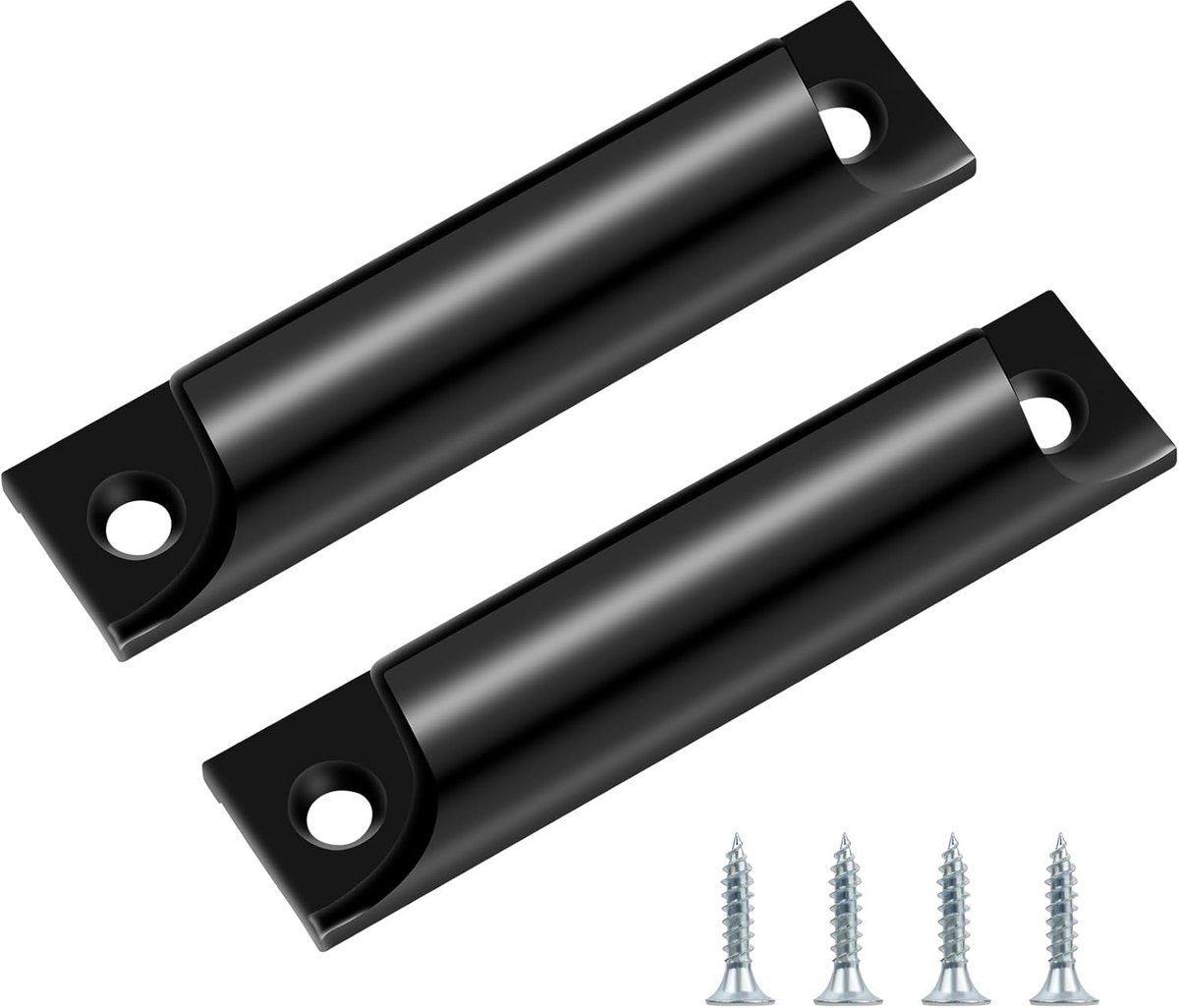 SnelShoppen - 2 Pcs Buiten Balkon Deurhandgrepen Metaal Patio Deurhandgreep Aluminium Beugel Handgrepen Voor Schuifdeuren Lades Voor Kasten Ramen Balk