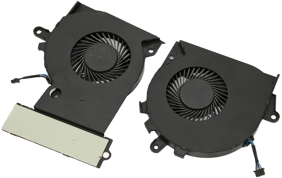 SnelShoppen - Laptop CPU GPU Koelventilator Vervangende Notebook Koelventilator voor Omen 15-CE 17-AN 17-AN012DX 929455-001 929456-001, DC 5V/0.5A, 4