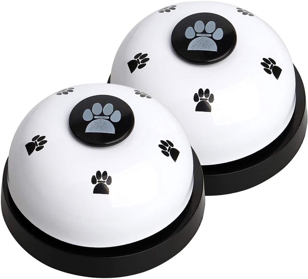2 Stuks Hondenbel voor Training, Dierenbel voor Potty Training, Grote Communicatieknop voor Honden en Katten