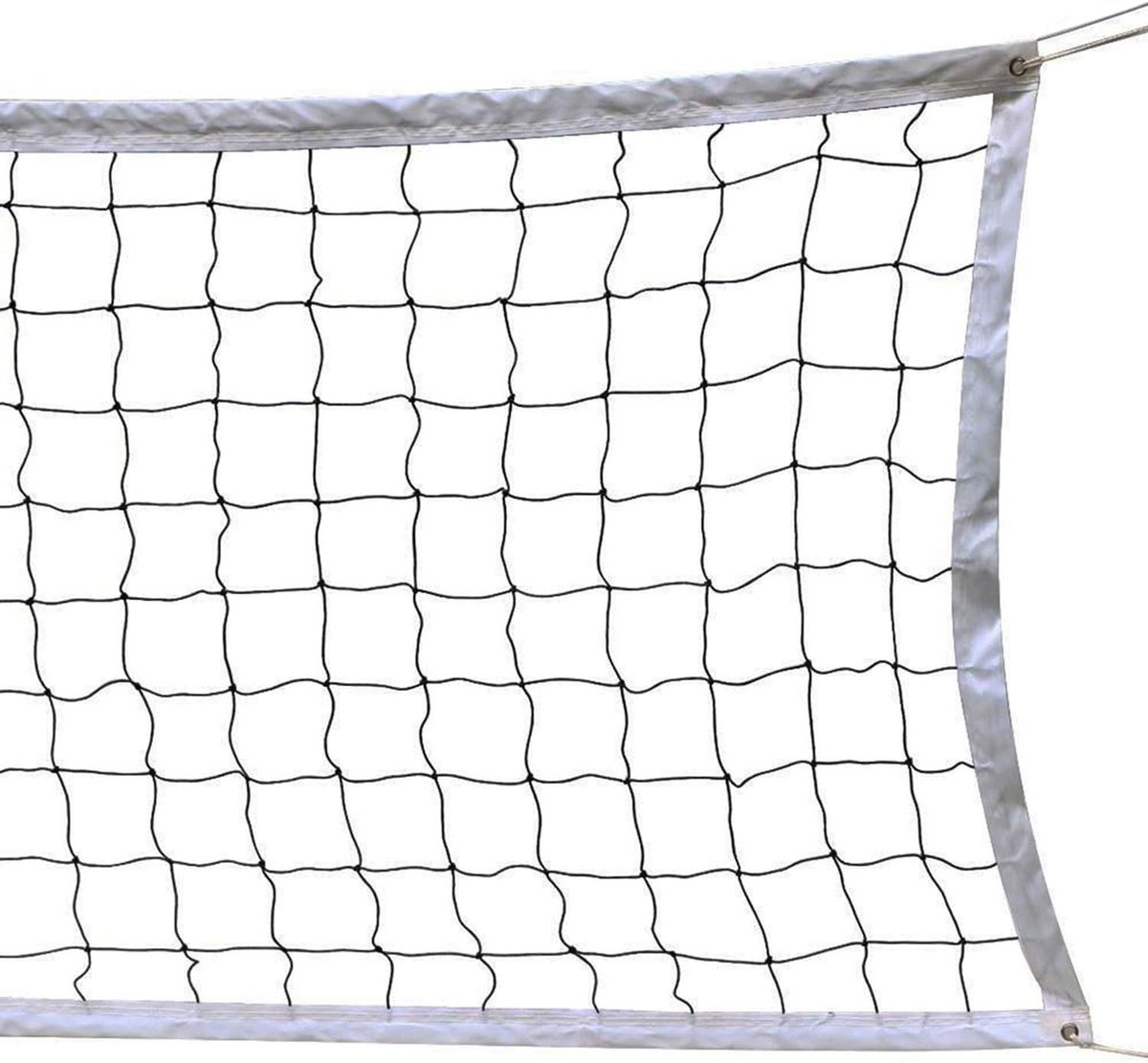 SnelShoppen - Opvouwbaar Volleybalnet 9,5m x 1m - Officiële Standaard Maat - Voor Binnen en Buiten - Ideaal voor Tuin, Strand, Badminton en Tennis - M