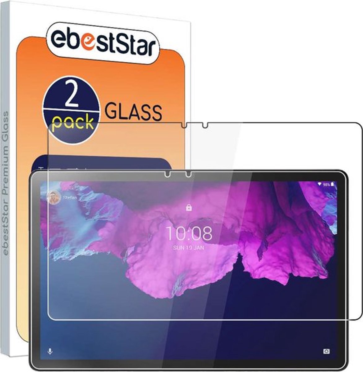 ebestStar - {2 Stuks} Gehard glas geschikt voor Lenovo Tab P11, P11 Plus, Screen Protector Cover, Schermbeschermer Tempered Glass