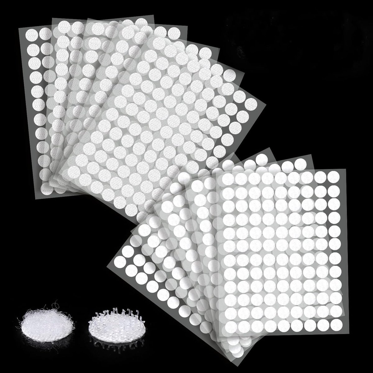 SnelShoppen - 1080 Zelfklevende Ronde Stickers, 10 mm, Waterdichte Dots voor DIY, Crafts, Foto's, Kantoor, 540 Paar, Hoge Kwaliteit