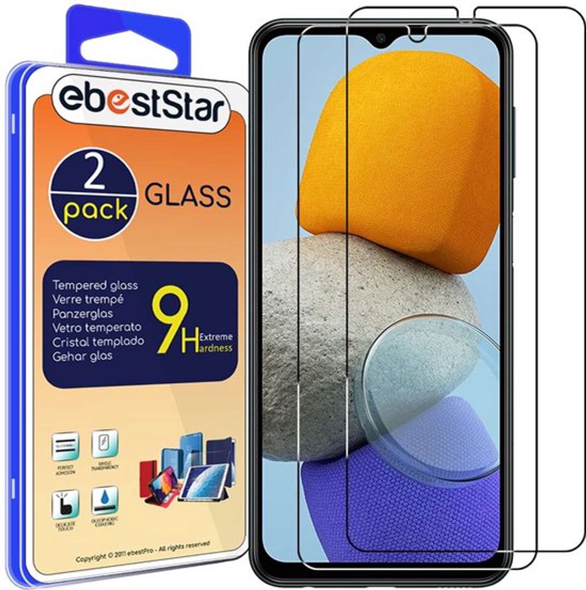 ebestStar - {2 Stuks} Gehard glas geschikt voor Samsung Galaxy M23 5G, Galaxy M13 , A13 5G, Screen Protector Cover, Schermbeschermer Tempered Glass