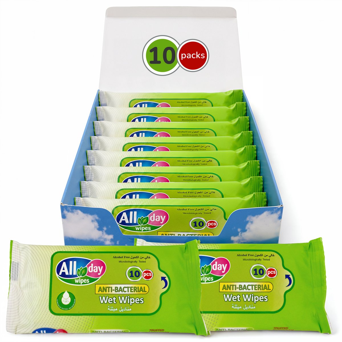 Vivaura All Day billendoekjes | 100 stuks