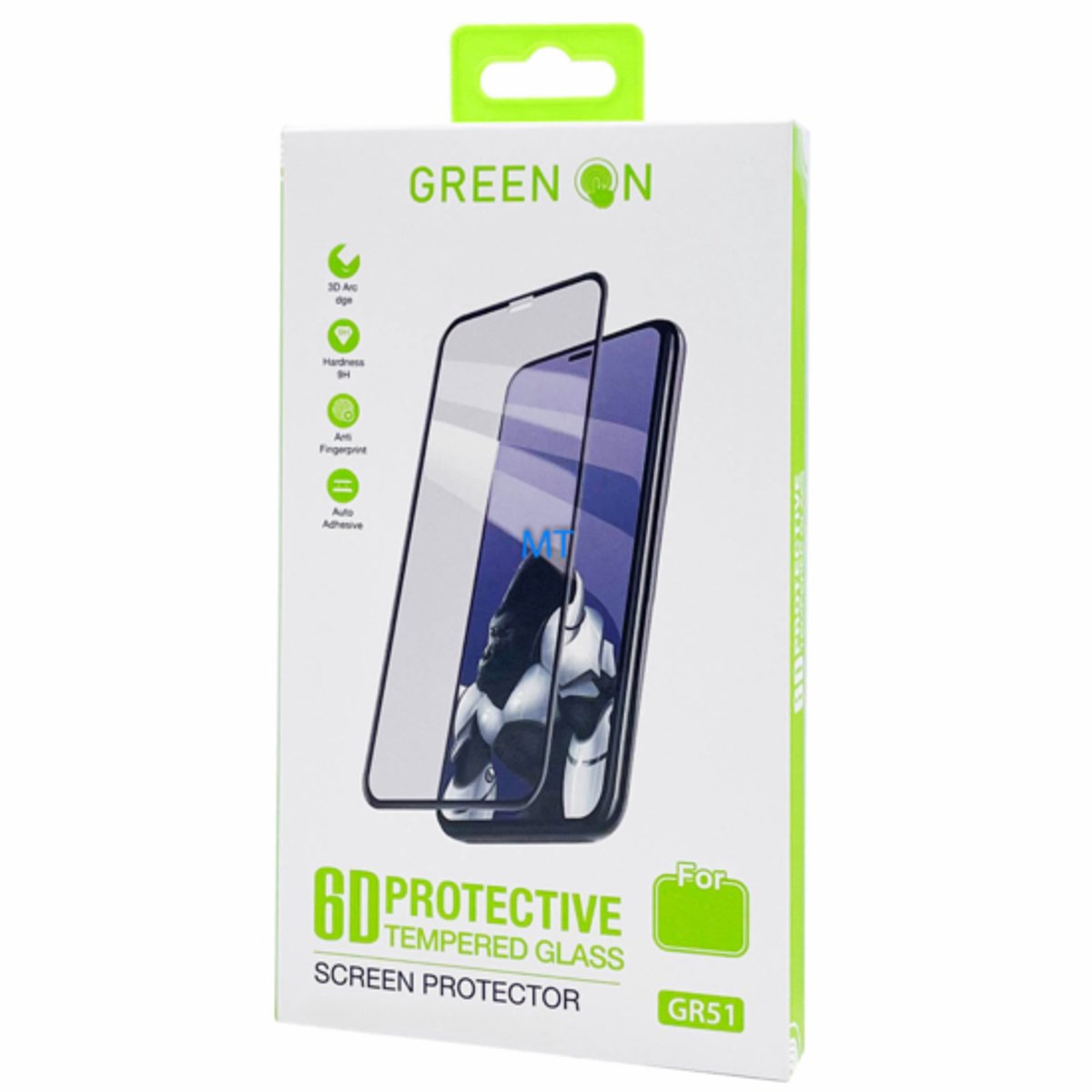 GREEN ON 3D Privacy Screenprotector geschikt voor iPhone 17e / 16e / 14 / 13 / 13 Pro - Privacy Filter - Gehard Glas