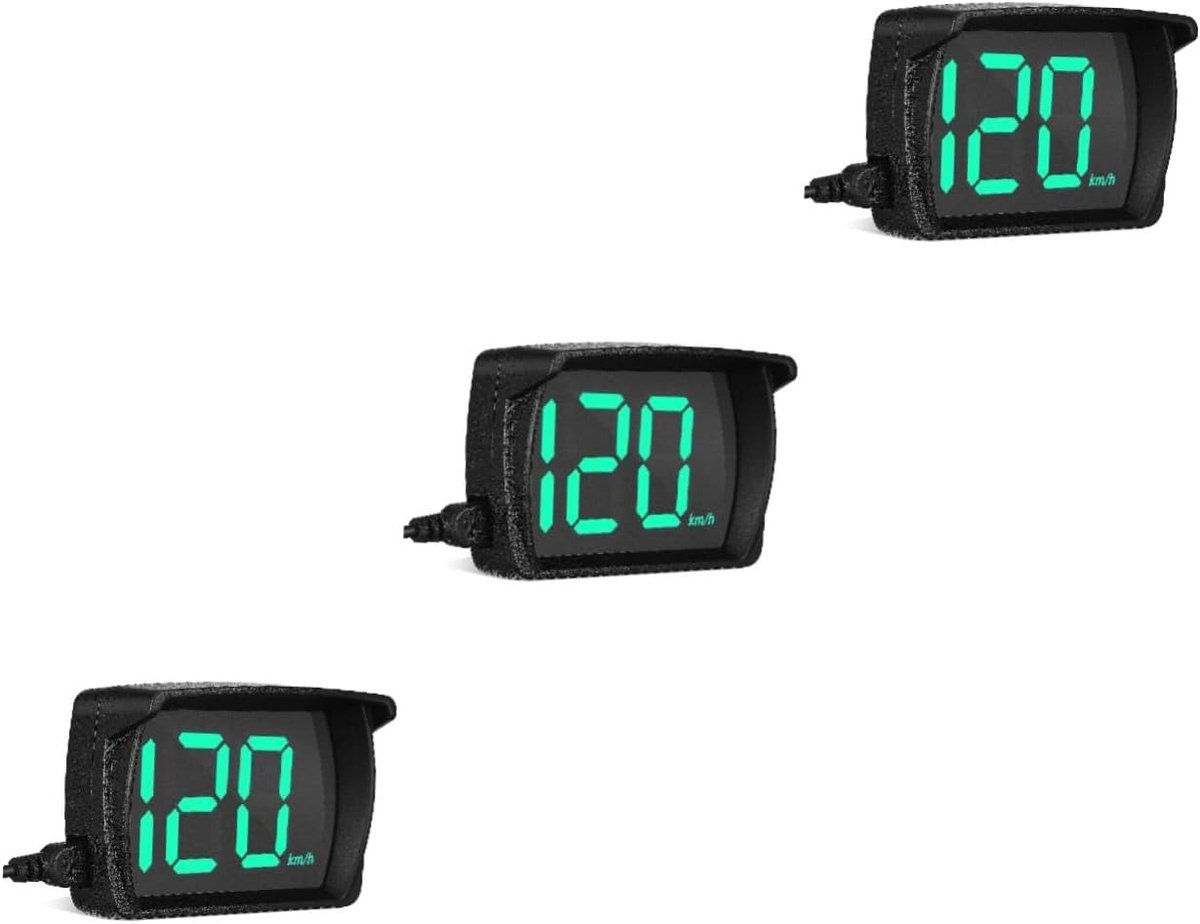 Digitale Snelheidsmeter - HUD Display - Veilig Rijden - Automatische Aan/Uit - 8x5.4x9.3 cm - Zwart