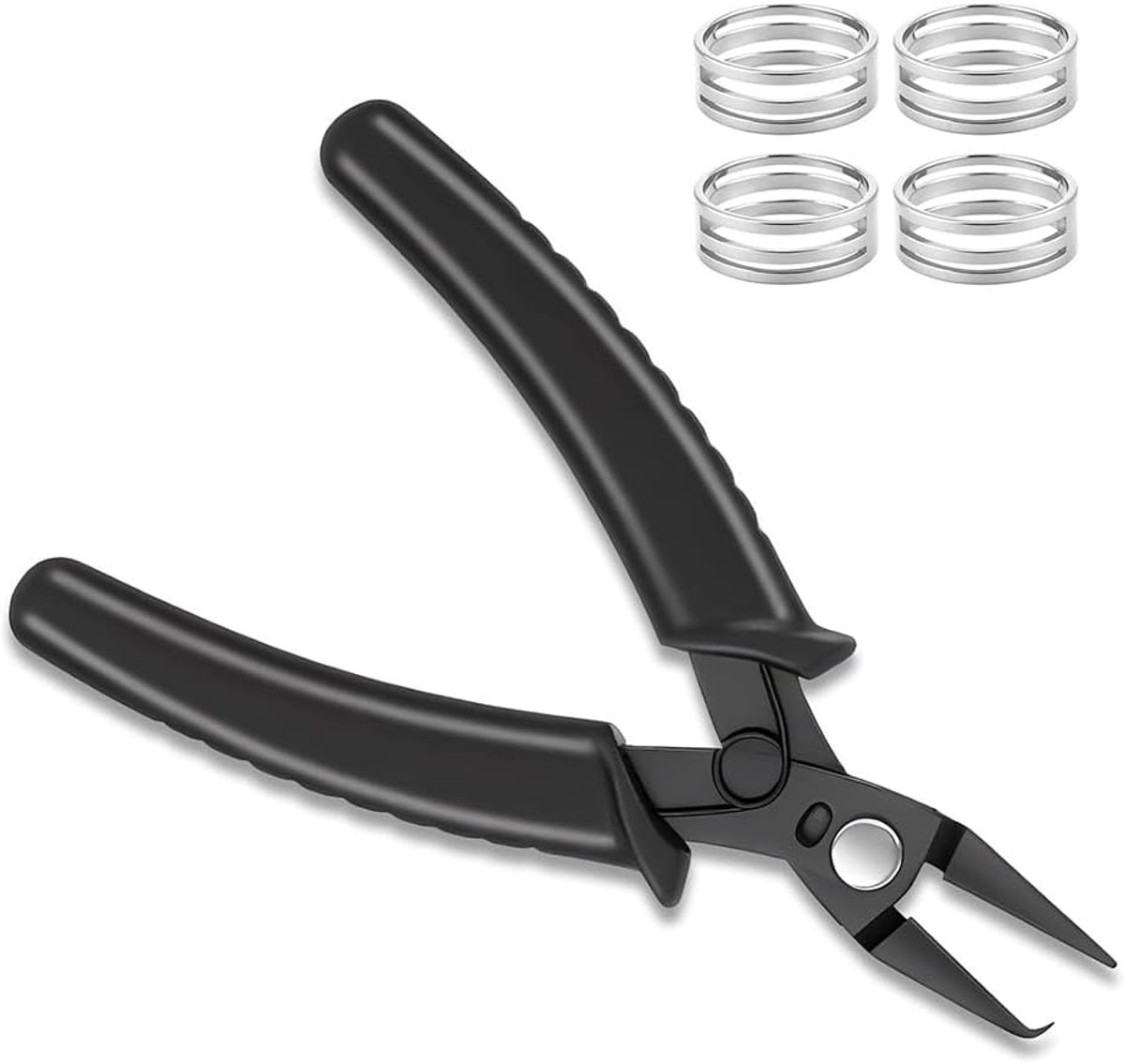 Ring Openers - Sieraden Gereedschap - Sieraden Maken - Roestvrij Staal - 5 Delig - Zwart